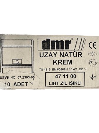 Demirbağ Liht Zil Işıklı Sıva Altı Uzay Natür Krem 471100