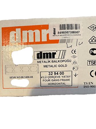 Demirbağ Dörtlü Çerçeve Yatay Metalik Bal Köpüğü 329400