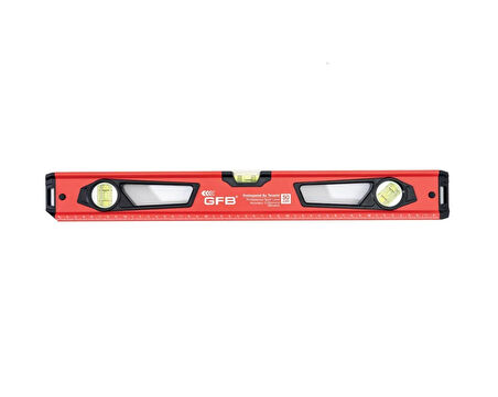 GFB Kırmızı Profesyonel Mıknatıslı Su Terazisi 40 cm GFB5520