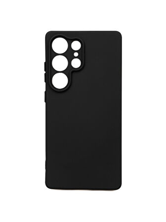 Samsung S25 Ultra Kılıf Silikon Lansman ve Esnek Siyah