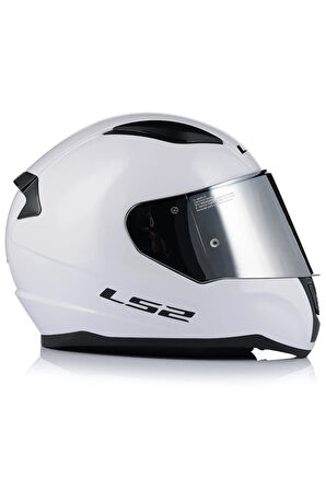 Rapıd 2 Beyaz Fullface Motosiklet Kaskı Gri Camlı