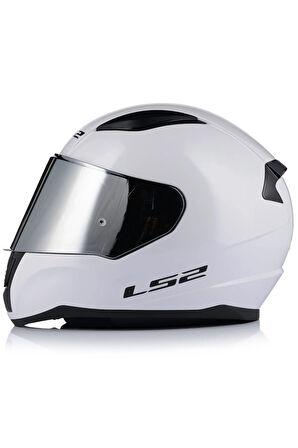 Rapıd 2 Beyaz Fullface Motosiklet Kaskı Gri Camlı