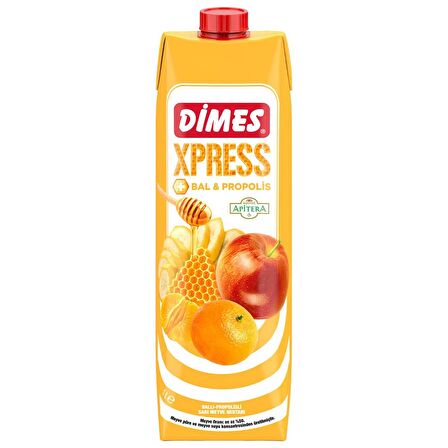 Dimes Xpress Ballı Propolisli Sarı Meyve Nektarı 1 Lt