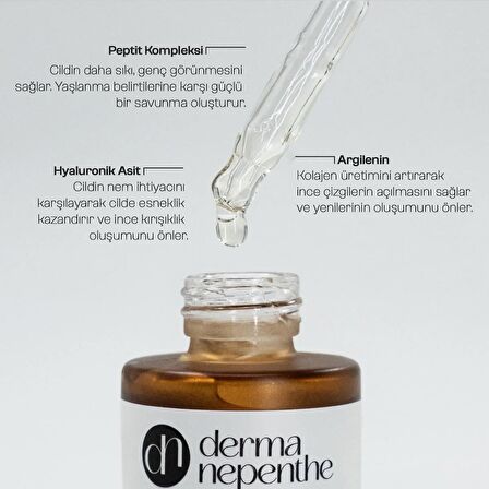 Yaşlanma Karşıtı Cilt Bakım Serumu 30 Ml - Anti-Aging, Cilt Yenileyici ve Onarıcı Peptit