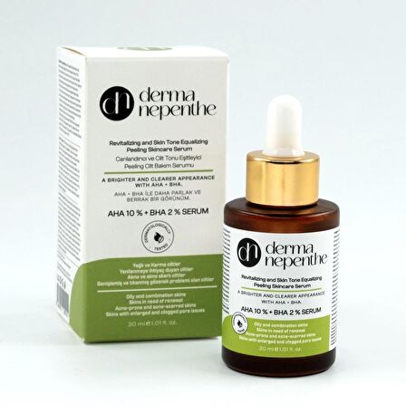 AHA & BHA Cilt Bakım Serumu 30 Ml - Canlandırıcı ve Cilt Tonu Eşitleyici Kırmızı Peeling