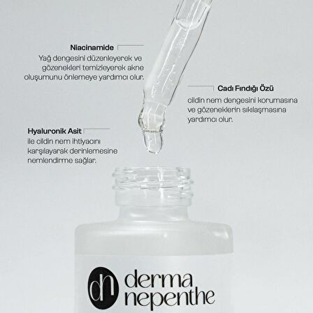 Sebum Dengeleyici Niacinamide Serum 30 Ml - Gözenek, Sivilce ve Siyah Nokta Karşıtı