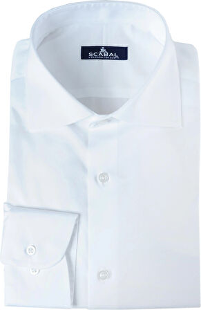 Erkek Beyaz %100 Pamuk Gömlek