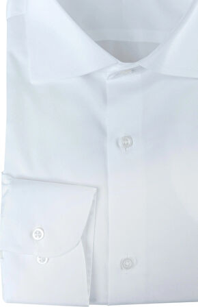 Erkek Beyaz %100 Pamuk Gömlek