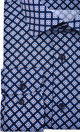 Erkek Dijital Baskı %100 Pamuk Gömlek