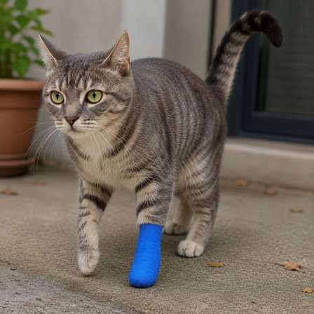 Kedi ve Köpek Pati Bandajı - Su Geçirmez - Kendinden Yapışkanlı -  Renk