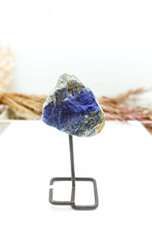 Ayaklı Ham Lapis Lazuli Taşı Doğal Taş
