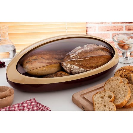 Premium Ekmeklik Kahvaltı Hazırlığı Mutfak Ürünü Oval Ekmek Saklama