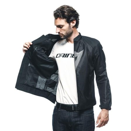 Dainese Herosphere Air Tex Korumalı Motosiklet Montu Blk White