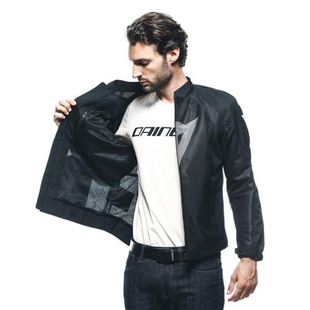 Dainese Herosphere Air Tex Korumalı Motosiklet Montu Blk White
