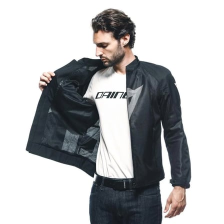 Dainese Herosphere Air Tex Korumalı Motosiklet Montu Blk White