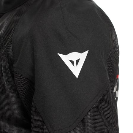 Dainese Herosphere Air Tex Mont Siyah Beyaz Çizgili Kırmızı