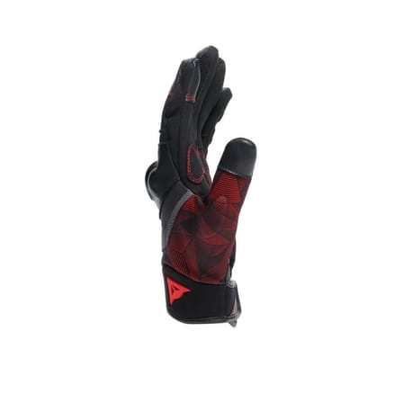 Dainese Ermex Black Red Lava Tekstil Korumalı Motosiklet Eldiven