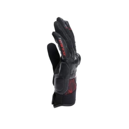 Dainese Ermex Black Red Lava Tekstil Korumalı Motosiklet Eldiven
