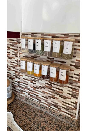 Banyo Düzenleyici Pleksi Raf 40 cm x 10 cm ÇİFT TARAFLI BANT HEDİYE