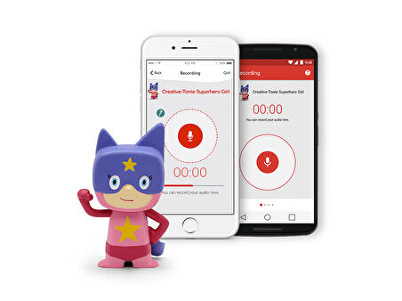 Tonies -  Süper Kahraman Kız Yaratıcı Ses Kayıt Figürü