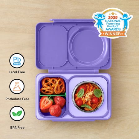 Omiebox - UP Isı Yalıtımlı 2. Nesil Galaksi Moru Bento Yemek Kutusu
