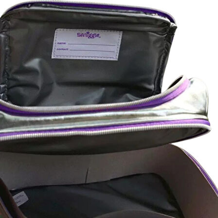 Smiggle - Flashy Sequin Çift Katlı Beslenme Çantası