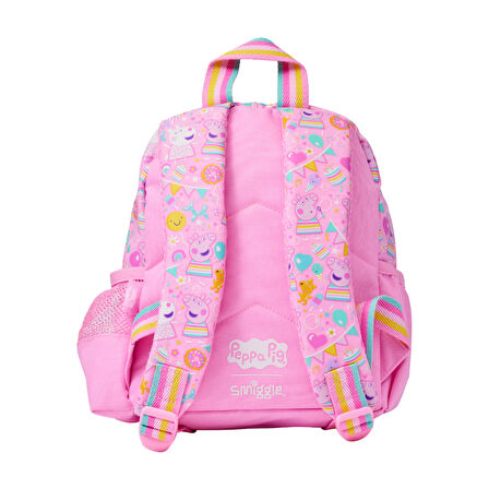 Smiggle - Peppa Pig Çıkarılabilir Oyuncaklı Kreş Okul Sırt Çantası