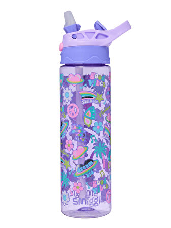 Smiggle - All Stars 650ML Otomatik Ağızlıklı BPAsız Suluk
