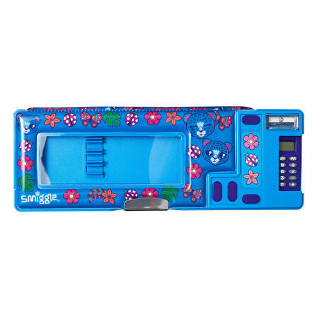 Smiggle - Budz Mavişler Hesap Makineli Pop Out Otomatik Kalem Kutusu