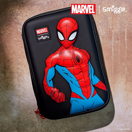 Smiggle - Marvel Spiderman HardTop Kalem Kutusu