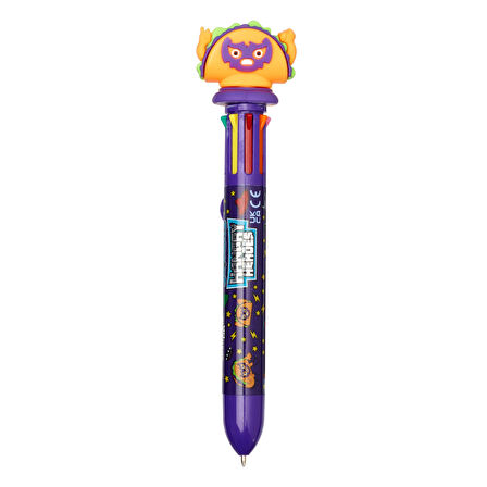Smiggle - Hangry Heroes 8 Renkli Gökkuşağı Tükenmez Kalemi