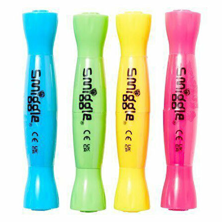 Smiggle – Bon Bon Şeker Kokulu Fosforlu Kalem Paketi X4