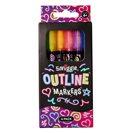 Smiggle - Anahat İşaretçi Paketi X6