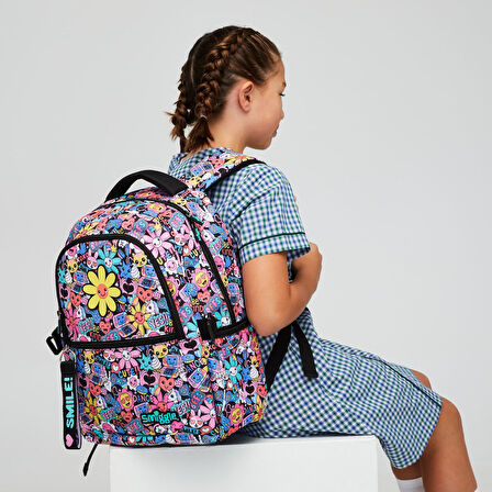 Smiggle - Bright Side Klasil Okul Sırt Çantası