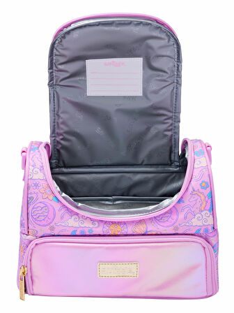 Smiggle - Cosmos Askılı Büyük İkili Beslenme Çantası