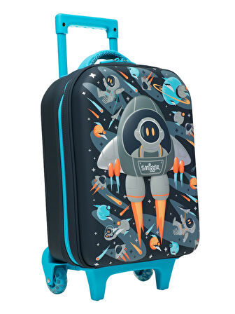 Smiggle - Blast Off Junior Anaokulu ve Kreş Çekçekli Valiz