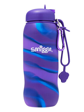 Smiggle - Freestyle Katlanabilir Pipetli 630ML Suluk