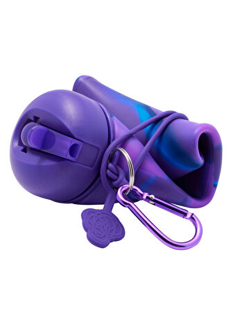 Smiggle - Freestyle Katlanabilir Pipetli 630ML Suluk