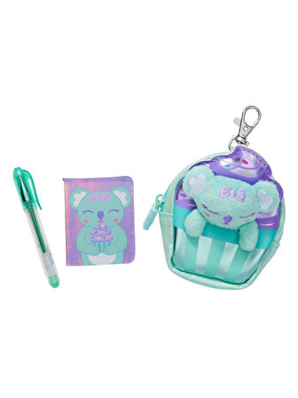 Smiggle - Fluffy Daydream Mini Kalem ve Not Defterli Anahtarlık