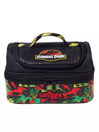 Smiggle - Jurassic Park Çift Katlı Beslenme Çantası