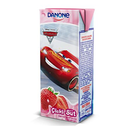 Danone Disney Çilekli Süt 180 Ml X 24 Adet