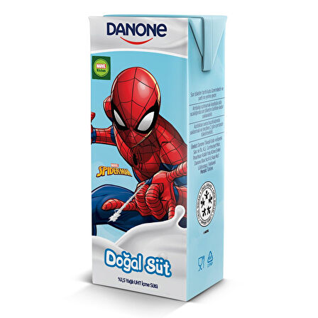 Danone Doğal Süt 180 Ml X 24 Adet