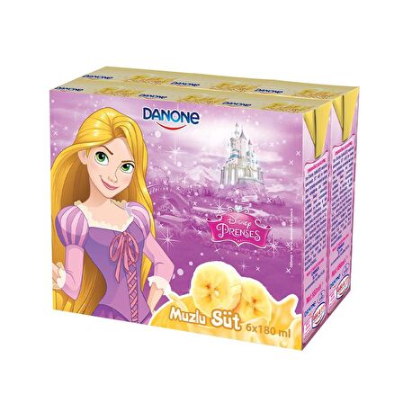 Danone Disney Muzlu Süt 180 Ml X 6 Adet