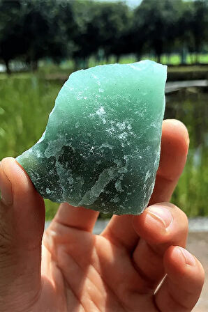 Sertifikalı Ham Doğal Aventurin Taşı Kütle (4-5 Cm)