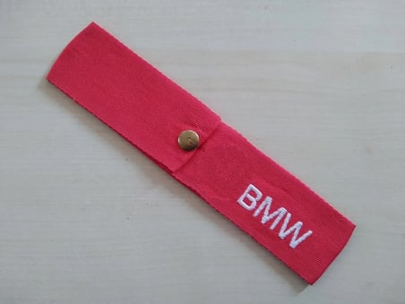 BMW TAMPON ÇEKİ İPİ KIRMIZI (2 ADET) (BMW TAMPON ASKISI) BMW TAMPON SÜSÜ - TAMPON DİLİ -TAMPON İPİ