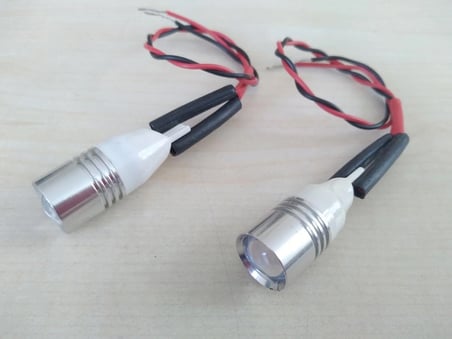 AYNA ALTI LEDİ 2Lİ TAKIM BEYAZ (12V) AYNA LEDİ, MERCEK KARTAL GÖZÜ, AYDINLATMA LEDİ, LED LAMBA