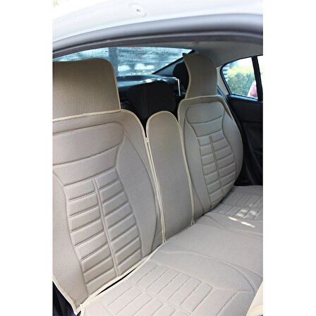 Dodge Caliber Bej Oto Koltuk Minderi Ortopedik 5'li Set Comfort