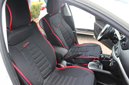 
Alfa Romeo 155 Siyah Kırmızı Oto Koltuk Minderi Ortopedik 5'li Set Comfort