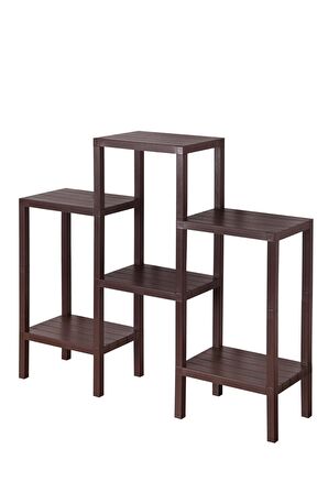 Ombeg 6 Katlı Modüler Banyo Rafı Mutfak Balkon Salon Bahçe Rafı Kitaplık Düzenleyici Organizer