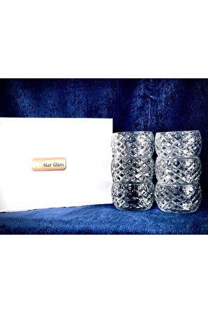 Almarandi 6 Adet Yuvarlak Cam Dondurma - Magnolya - Sunum - Çerez Kase Seti